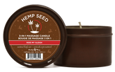 Hemp Seed 3-in-1 Massage Candle Ride My Sleigh  6oz/ 170 G